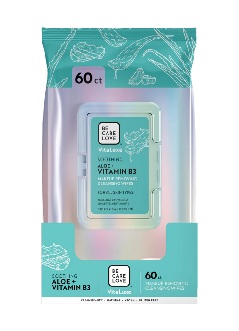 BE CARE LOVE MAKEUP REMOVING WIPES