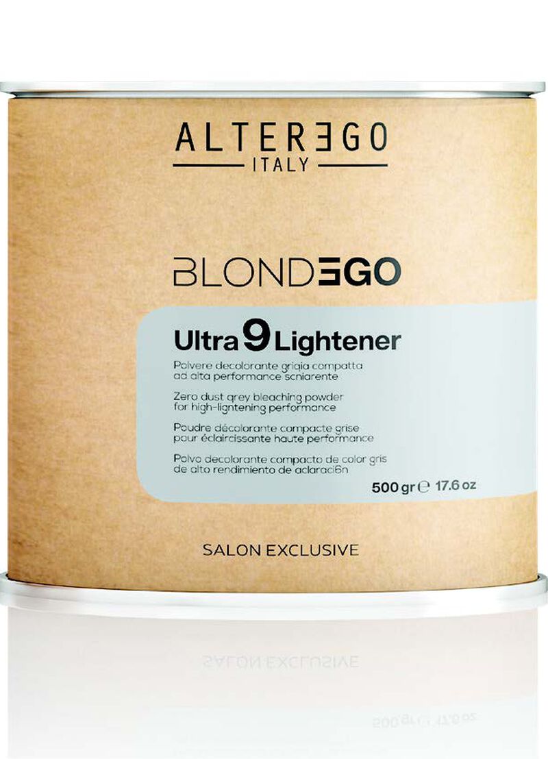 Alter Ego BLONDEGO Ultra 9 Lightener - Brown Jar 500g image number 0