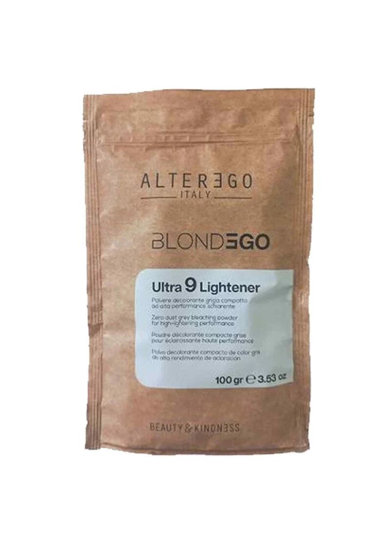 Alter Ego BlondEgo Ultra 9 Lightener SACHET (100g) MINI SIZE image number 0