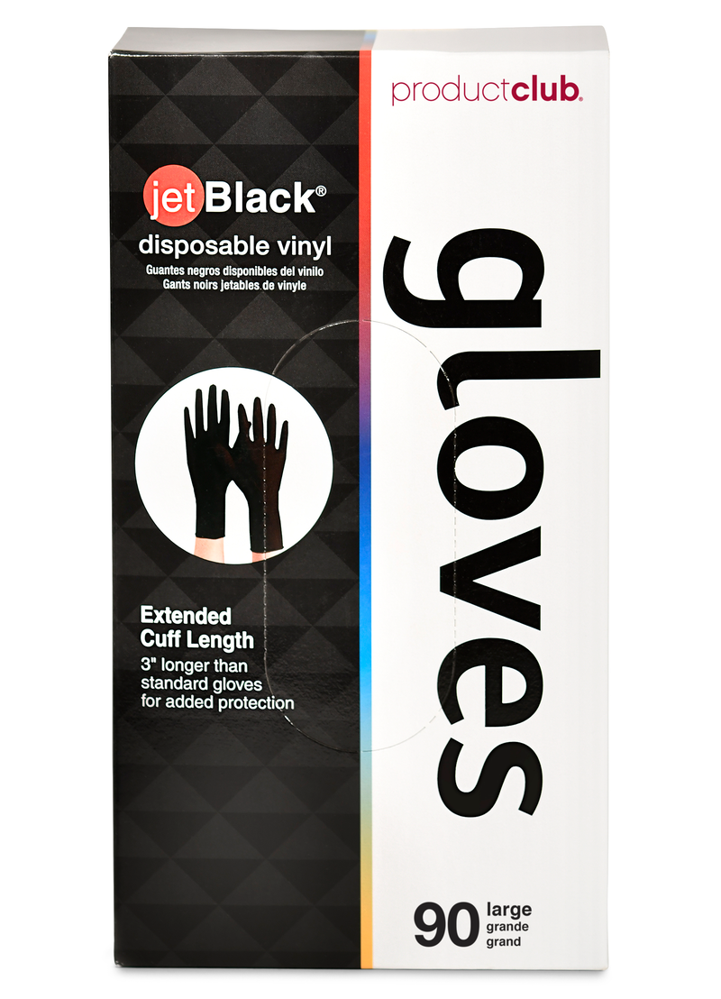 Product Club BLACK Disposable Gloves - LARGE (90 count) image number 0
