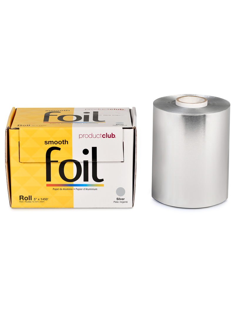 Product Club Smooth Roll Foil: 5' x 1450' - Silver (Economy Roll) image number 0
