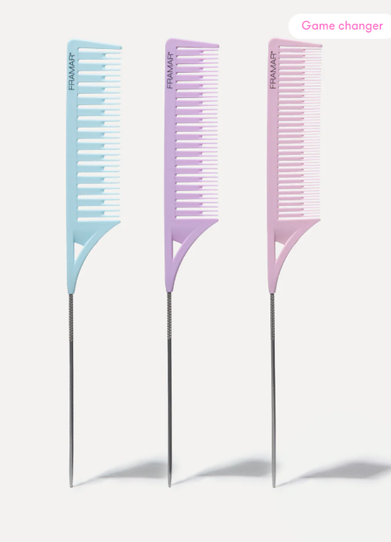 Framar Dreamweaver Highlighting Comb (3 assorted combs/pack - Pastel) image number 0