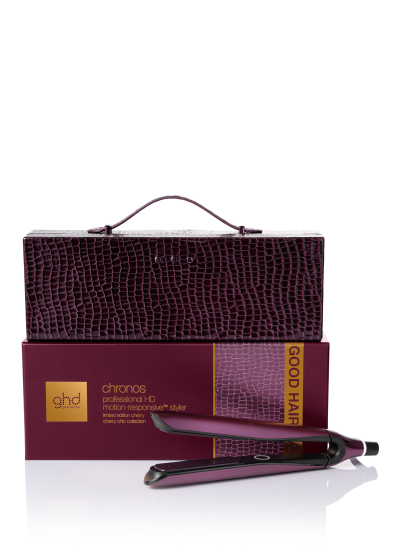 GHD CHRONOS FLAT IRON IN CHERRY CHIC image number 0