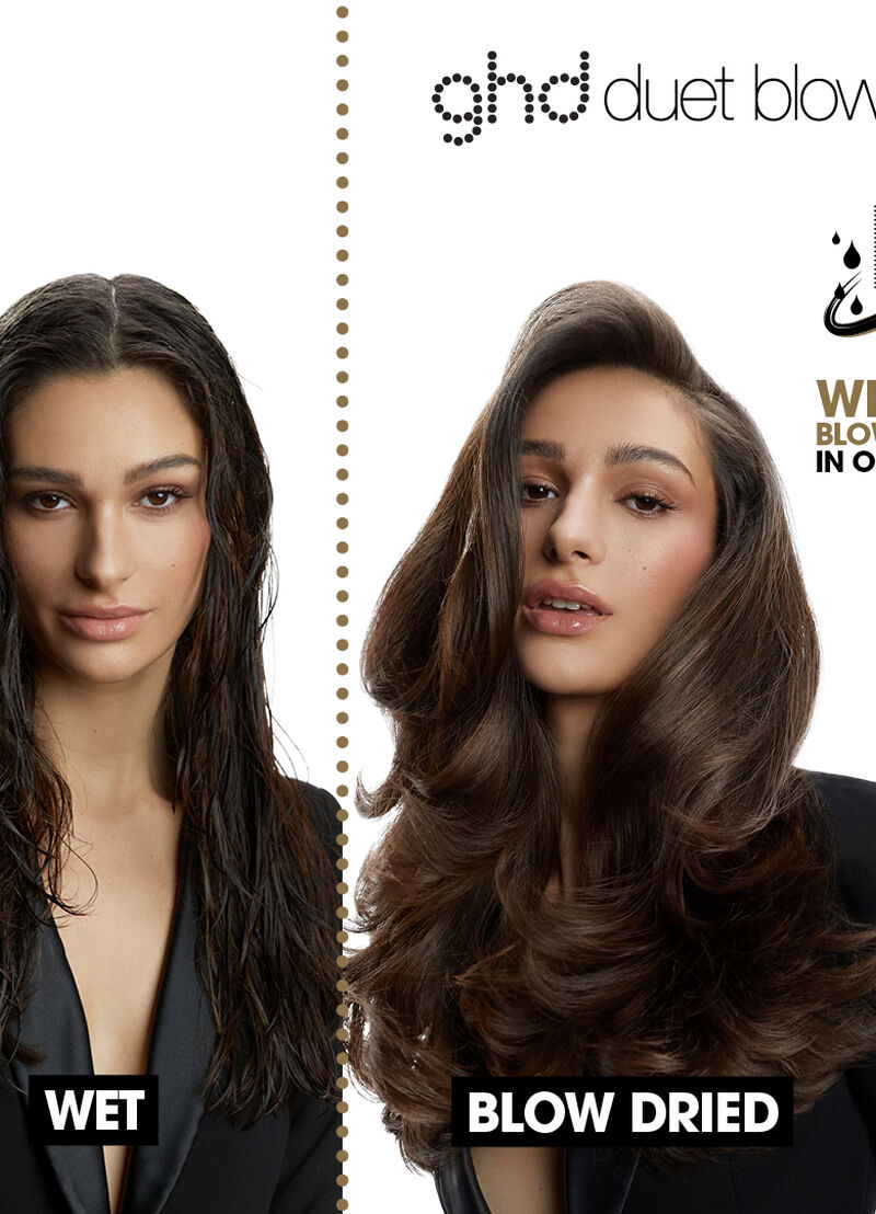 GHD "DUET" IRON (WET TO DRY) - BLACK  image number 1